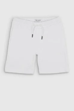 Teddy Smith Bermuda confort en tissu molletonné S-NARKY SH JR BLANC Sale