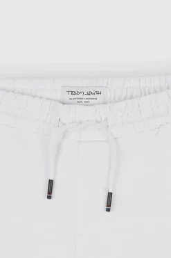 Teddy Smith Bermuda confort en tissu molletonné S-NARKY SH JR BLANC Sale