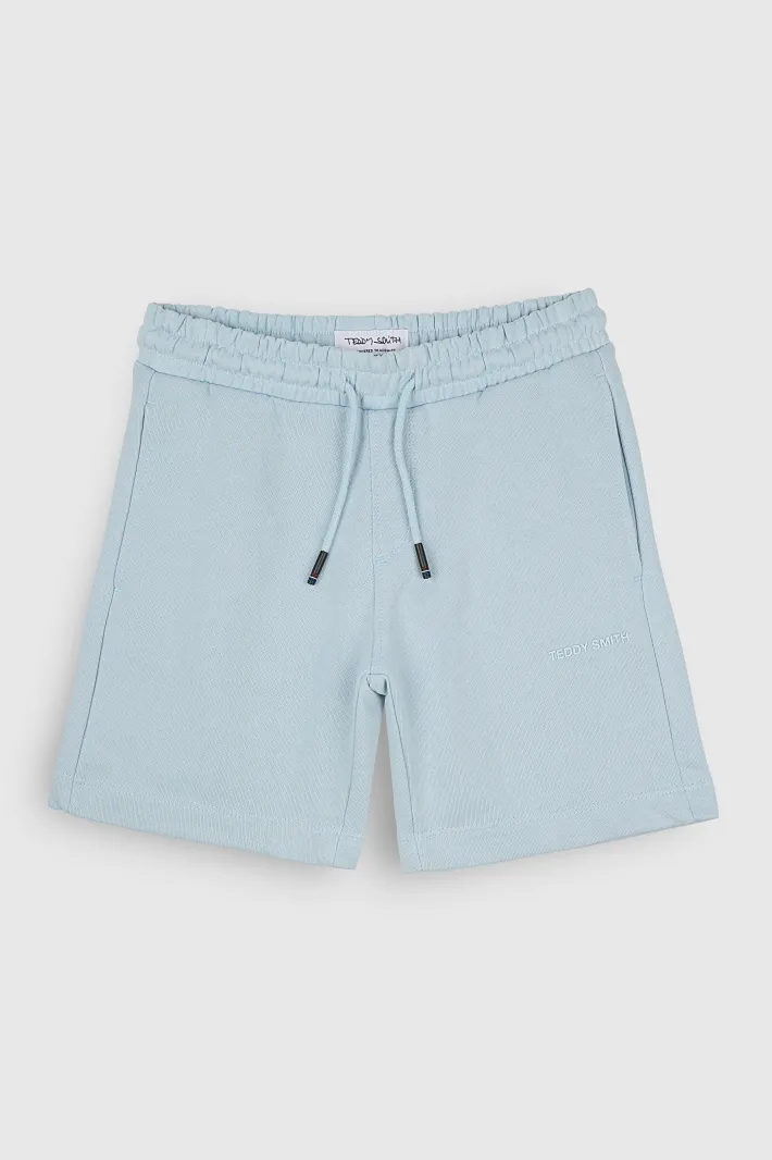 Teddy Smith Bermuda confort en tissu molletonné S-NARKY SH JR BLEU CLAIR BLEUCLAIR Best