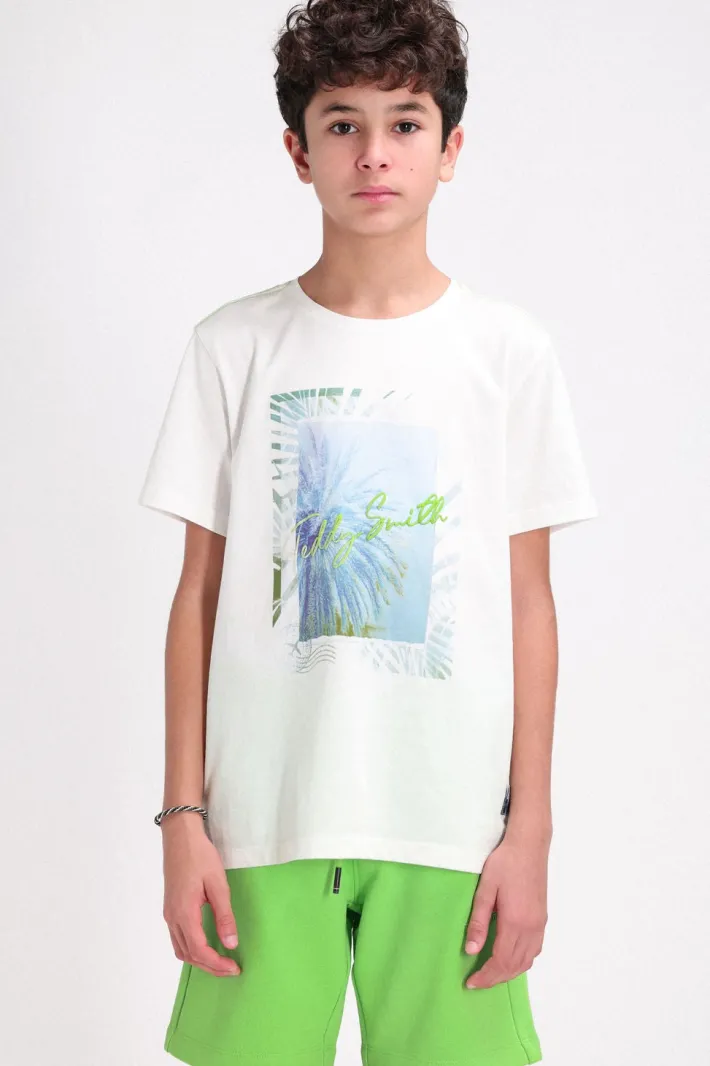 Teddy Smith Bermuda confort en tissu molletonné S-NARKY SH JR WASABI Cheap