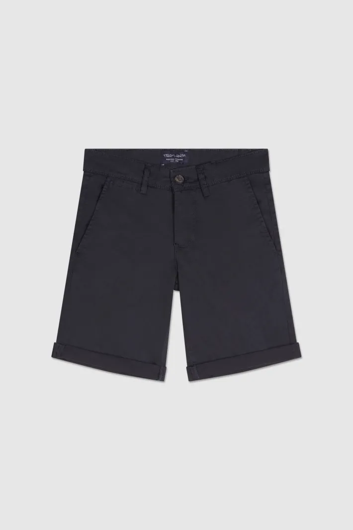 Teddy Smith Bermuda coupe chino SHORT CHINO JR US NAVY USNAVY Discount