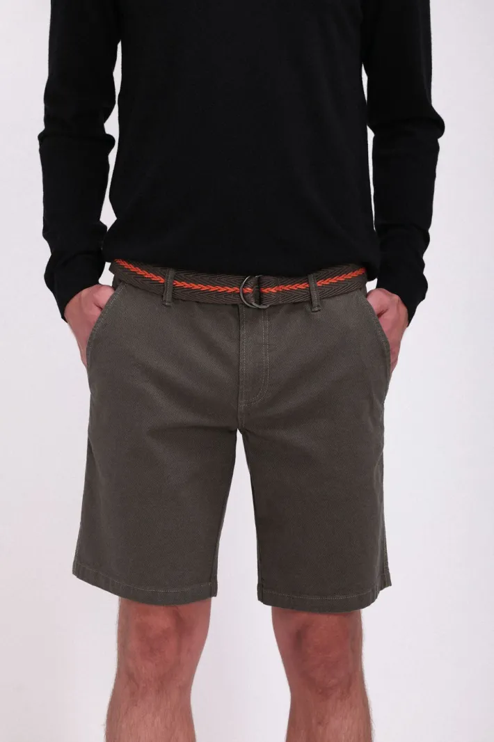 Teddy Smith Bermuda coupe chino STATON CHINO DEEP KAKI DEEPKAKI Clearance