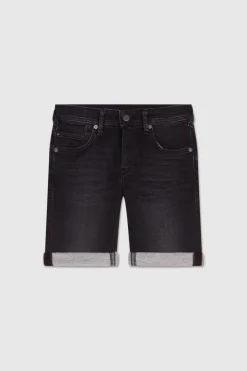 Teddy Smith Bermuda denim coupe 5 poches SCOTTY 3 JR NOIR Cheap