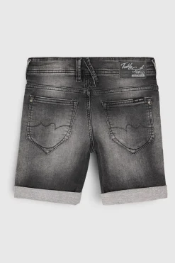 Teddy Smith Bermuda denim coupe 5 poches SCOTTY 3 JR DEEP GREY DEEPGREY Flash Sale