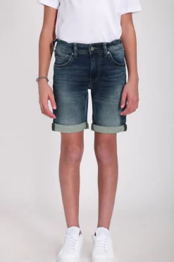 Teddy Smith Bermuda denim coupe 5 poches SCOTTY 3 JR DYE Cheap