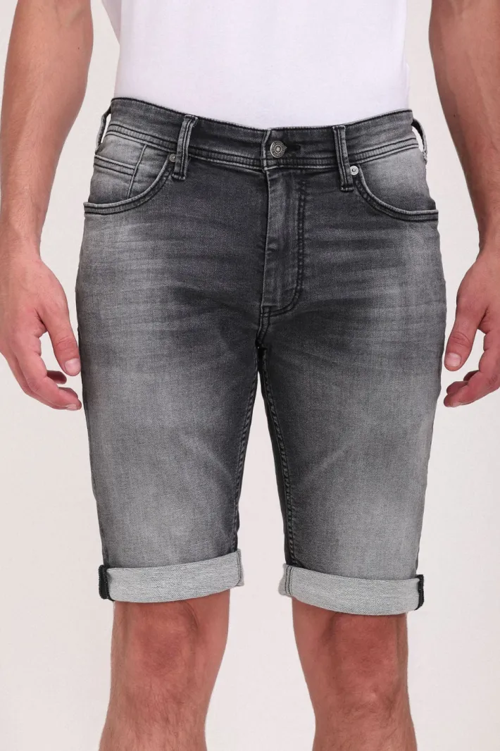 Teddy Smith Bermuda denim coupe 5 poches SCOTTY 3 REG DEEP GREY DEEPGREY Cheap