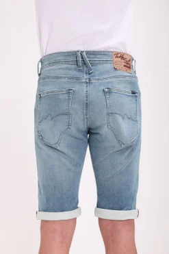 Teddy Smith Bermuda denim coupe 5 poches SCOTTY 3 REG FRIPP/INDIGO CLAIR MEDIUM FRIPP/INDIGOCLAIRMEDIUM Outlet