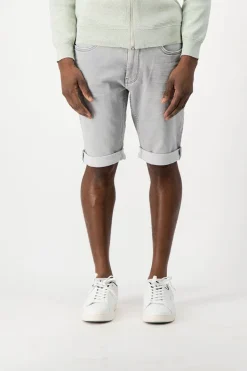 Teddy Smith Bermuda denim coupe 5 poches SCOTTY 3 REG GRIS CLAIR GRISCLAIR Cheap