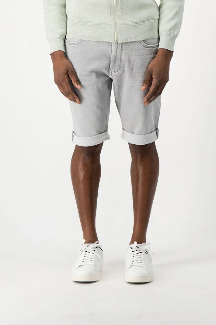 Teddy Smith Bermuda denim coupe 5 poches SCOTTY 3 REG GRIS CLAIR GRISCLAIR Cheap