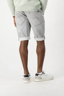 Teddy Smith Bermuda denim coupe 5 poches SCOTTY 3 REG GRIS CLAIR GRISCLAIR Cheap