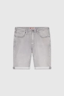 Teddy Smith Bermuda denim coupe 5 poches SCOTTY 3 REG GRIS CLAIR GRISCLAIR Cheap