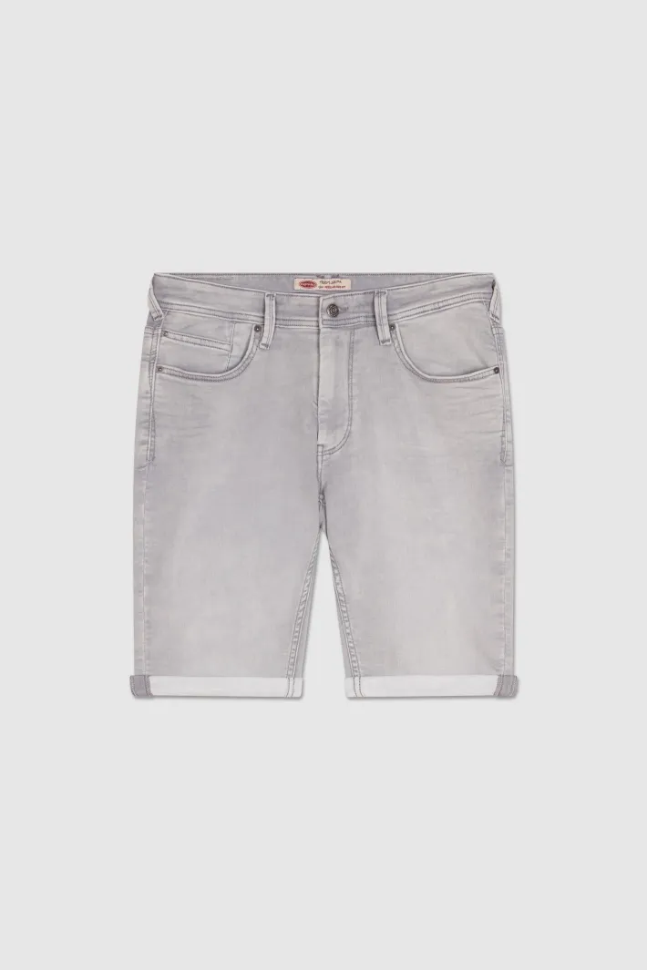 Teddy Smith Bermuda denim coupe 5 poches SCOTTY 3 REG GRIS CLAIR GRISCLAIR Cheap