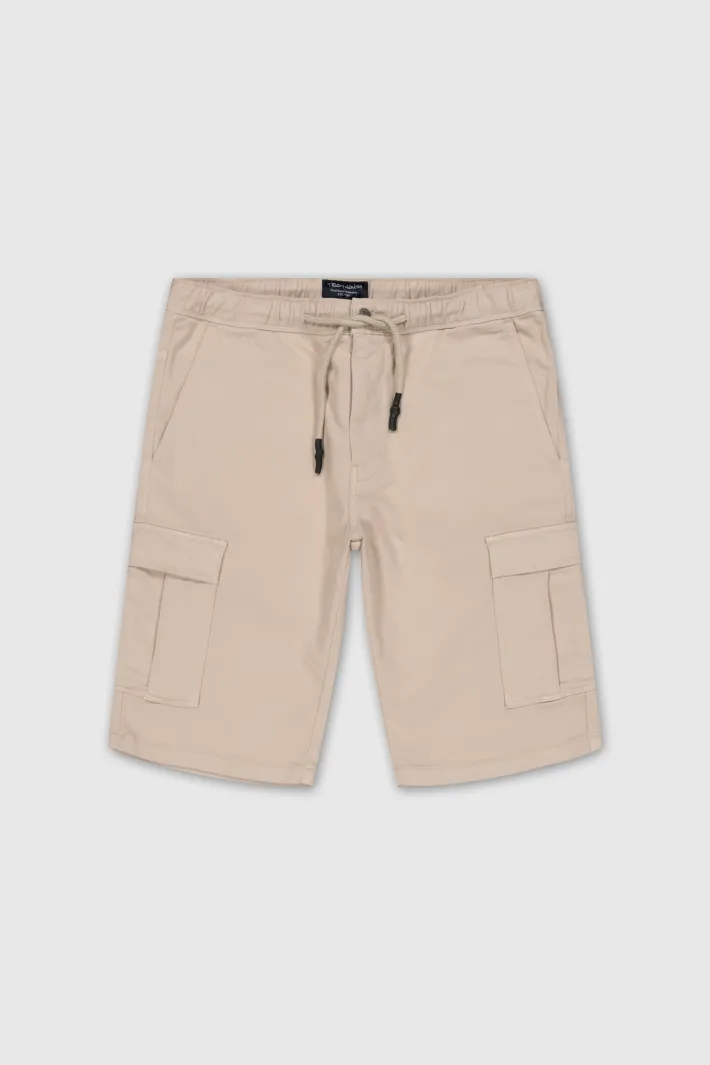 Teddy Smith Bermuda taille élastiquée SIKERS CARGO BEIGE Best Sale