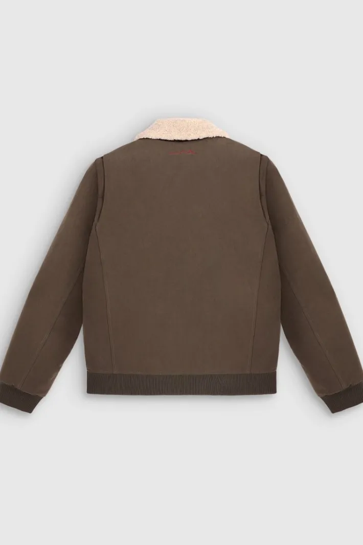 Teddy Smith Blouson B-ALEXIS RAVEN KAKI Discount