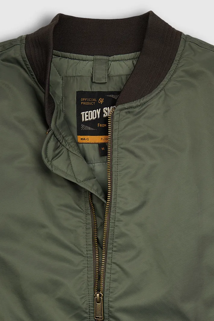 Teddy Smith Blouson B-MA1 MILITARY KAKI Cheap