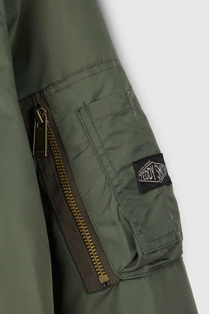 Teddy Smith Blouson B-MA1 MILITARY KAKI Cheap