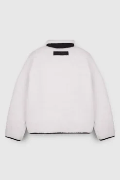 Teddy Smith Blouson B-SHERP JR MIDDLE WHITE Flash Sale