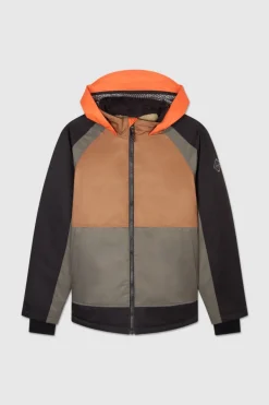 Teddy Smith Blouson déperlant à capuche SCOTT TURBULENCE KAKI Clearance