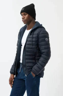 Teddy Smith Blouson léger col montant BLIGHT TOTAL NAVY TOTALNAVY Store