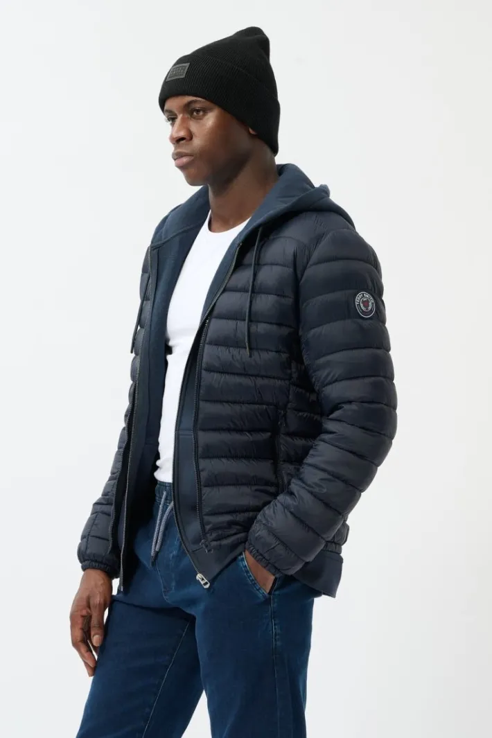 Teddy Smith Blouson léger col montant BLIGHT TOTAL NAVY TOTALNAVY Store