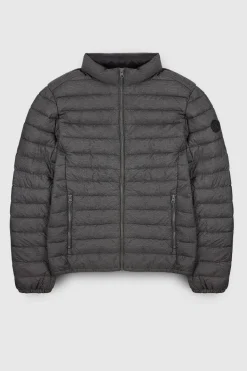 Teddy Smith Blouson léger col montant BLIGHT MELANGE BLACK MELANGEBLACK Cheap