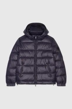 Teddy Smith Blouson matelassé avec capuche amovible LESLI UNION NAVY UNIONNAVY Store