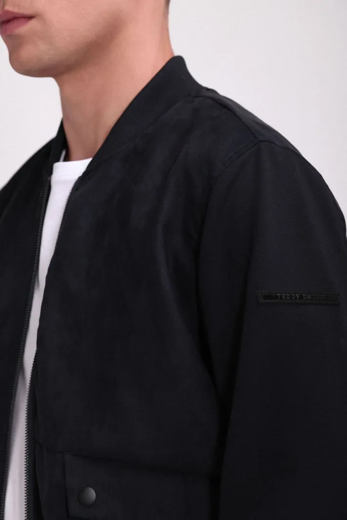 Teddy Smith Blouson zippé type bombers B-KERRY DARK NAVY Best
