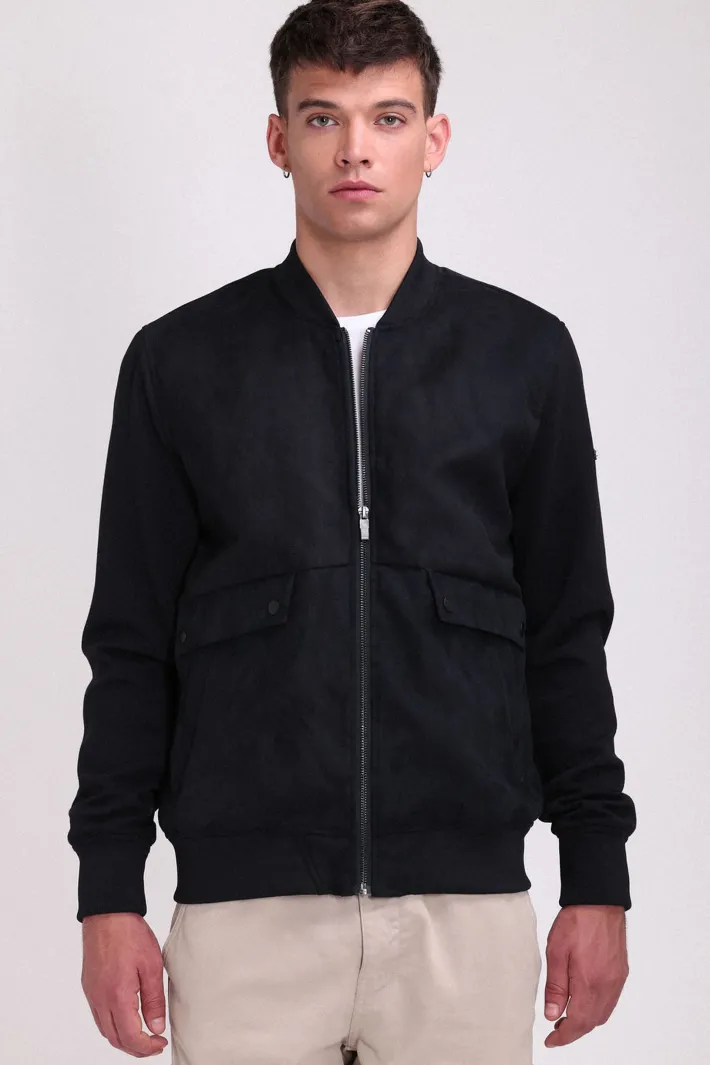 Teddy Smith Blouson zippé type bombers B-KERRY DARK NAVY Best