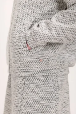 Teddy Smith Bomber en matière fantaisie BAVA MIDDLE WHITE New