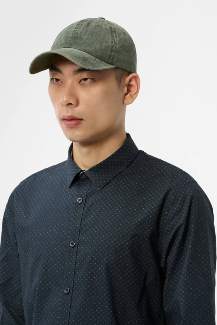 Teddy Smith Chemise à pinces col français CARTON ML TOTAL NAVY/MICRO PRINT 2 TOTALNAVY/MICROPRINT2 Best