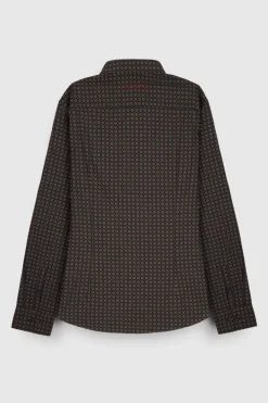 Teddy Smith Chemise C-BARCLAY ML CHARBON Store