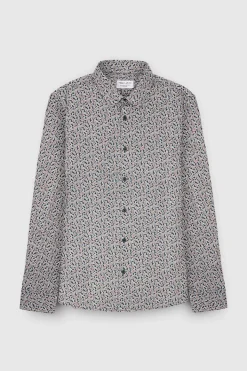 Teddy Smith Chemise C-BARCLAY ML VERT SCARABE VERTSCARABE Outlet