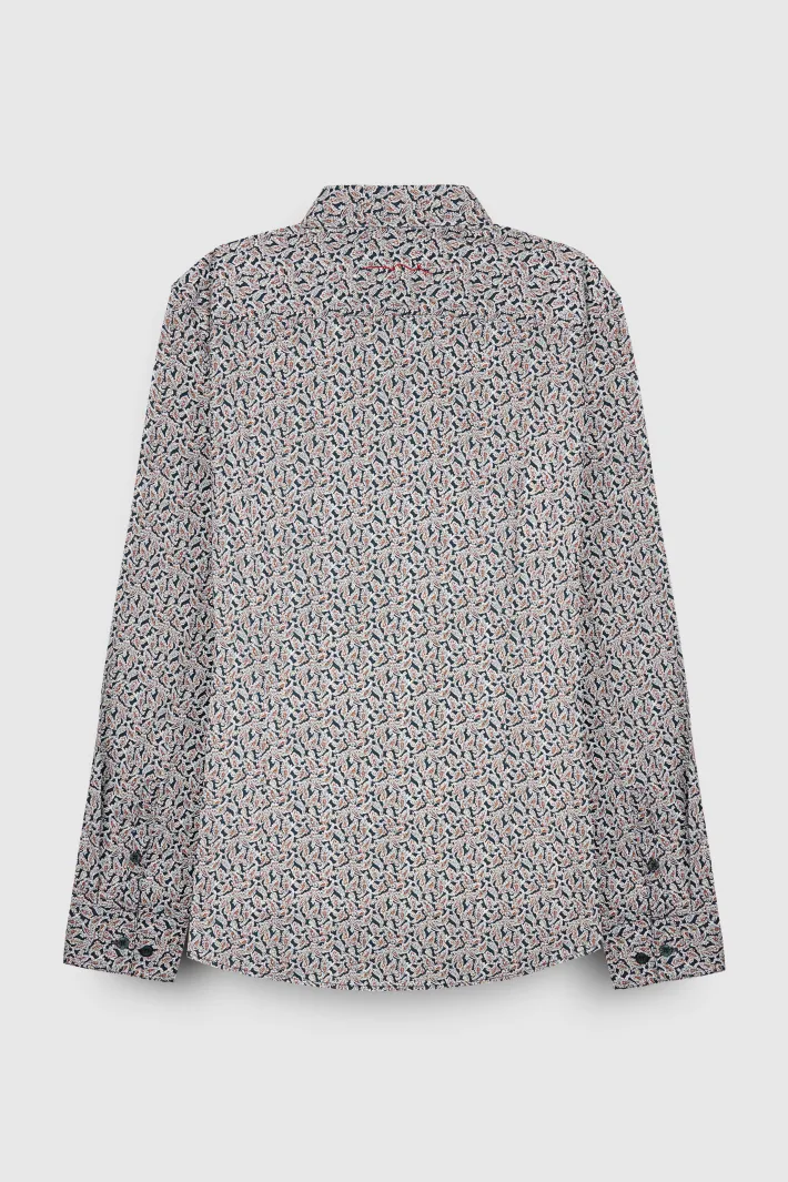 Teddy Smith Chemise C-BARCLAY ML VERT SCARABE VERTSCARABE Outlet