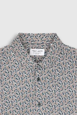 Teddy Smith Chemise C-BARCLAY ML VERT SCARABE VERTSCARABE Outlet