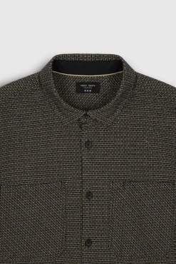 Teddy Smith Chemise C-FARES ML CHARBON Cheap