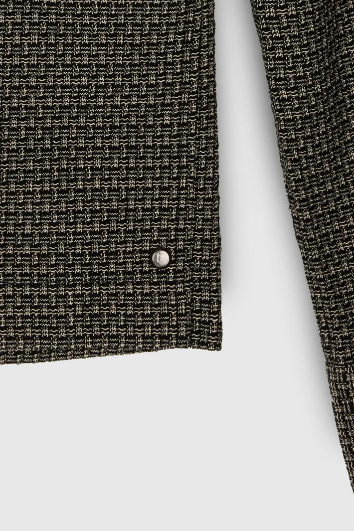 Teddy Smith Chemise C-FARES ML CHARBON Cheap