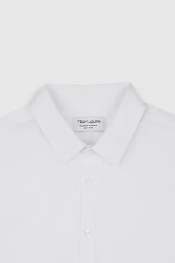 Teddy Smith Chemise C-OSWALD ML BLANC Discount