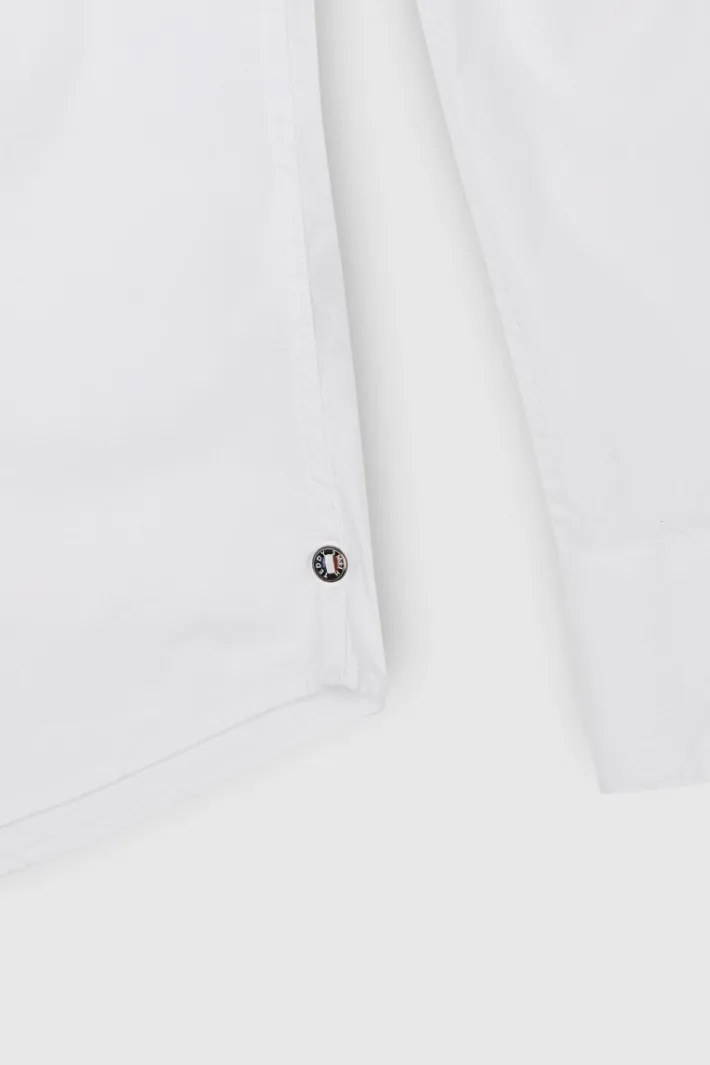Teddy Smith Chemise C-OSWALD ML BLANC Discount