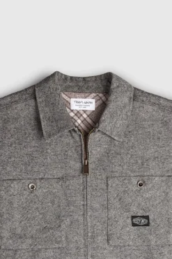 Teddy Smith Chemise C-STUART ML CHARBON Clearance