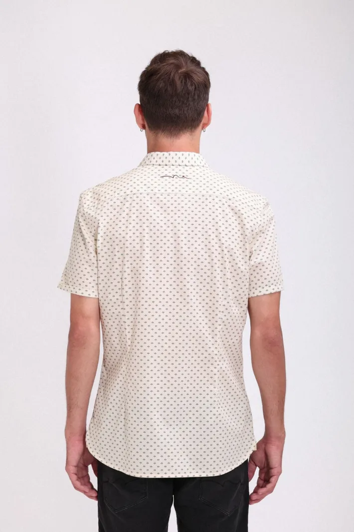 Teddy Smith Chemise CUT MC MIDDLE WHITE MIDDLEWHITE Sale