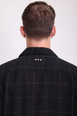 Teddy Smith Chemise droite manches courtes C-SELIM MC CHARBON Cheap