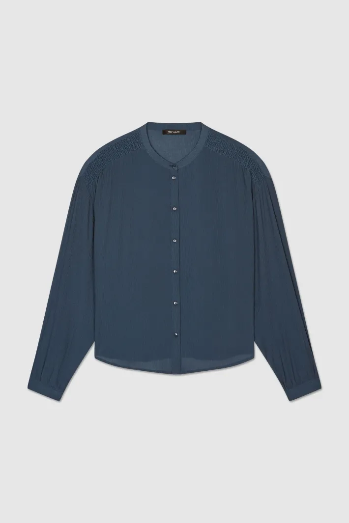 Teddy Smith Chemise fluide KIM METAL BLUE Shop