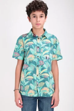 Teddy Smith Chemise manches courtes C-HOOK MC JR DARK NAVY DARKNAVY Outlet