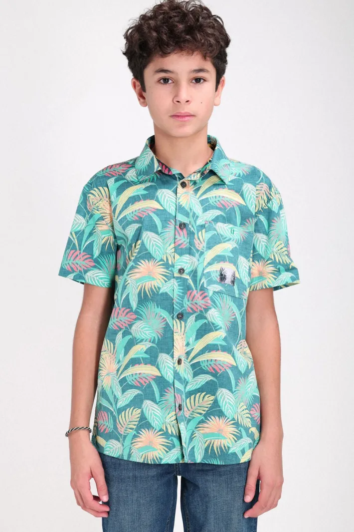 Teddy Smith Chemise manches courtes C-HOOK MC JR DARK NAVY DARKNAVY Outlet