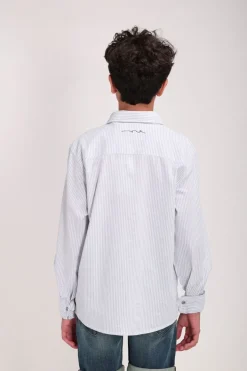 Teddy Smith Chemise manches longues C-DRICK ML JR BLEACHED BLUE BLEACHEDBLUE Flash Sale