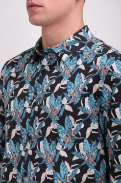 Teddy Smith Chemise manches longues CARTON ML CHARBON FLOWER CHARBONFLOWER Online