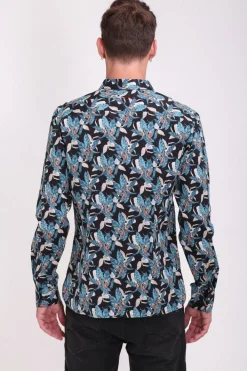 Teddy Smith Chemise manches longues CARTON ML CHARBON FLOWER CHARBONFLOWER Online