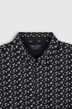 Teddy Smith Chemise manches longues CARTON ML CHARBON/FLORAL Best