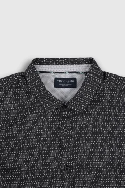 Teddy Smith Chemise manches longues CARTON ML CHARBON/MOTIF 1 CHARBON/MOTIF1 Flash Sale