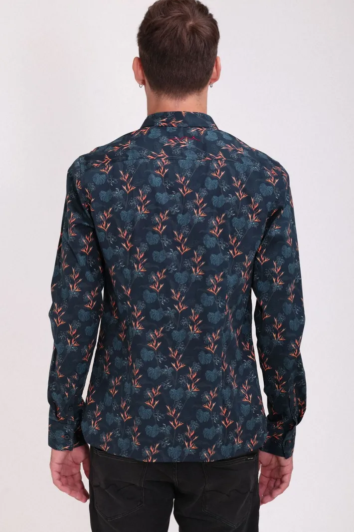 Teddy Smith Chemise manches longues CARTON ML TOTAL NAVY TOTALNAVY Fashion
